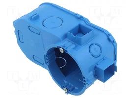 SIMET Caja de Instalación para Debajo de Enlucido Azul