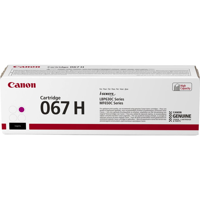 Canon 067H Cartucho de Tóner Magenta de Alto Rendimiento