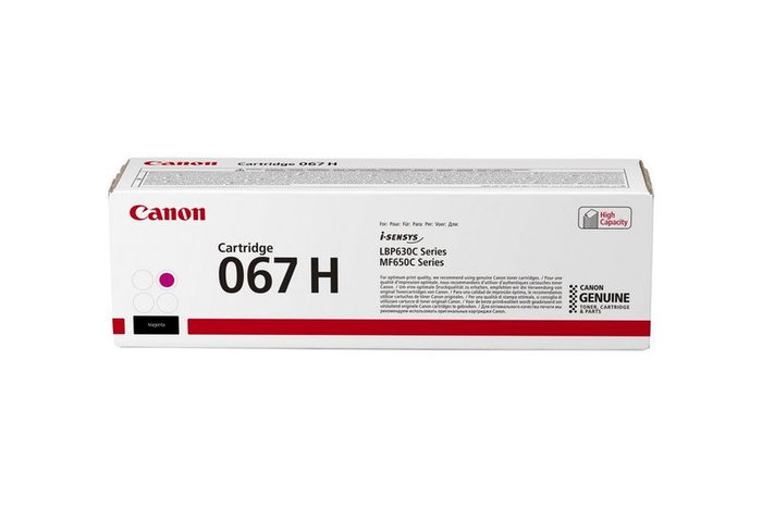 CANON Toner 067H magenta, i-SENSYS LBP631 LBP633 MF651 MF655 MF657 2.350p. CANON Toner 067H magenta, i-SENSYS LBP631 LBP633 MF651 MF655 MF657 2.350p.