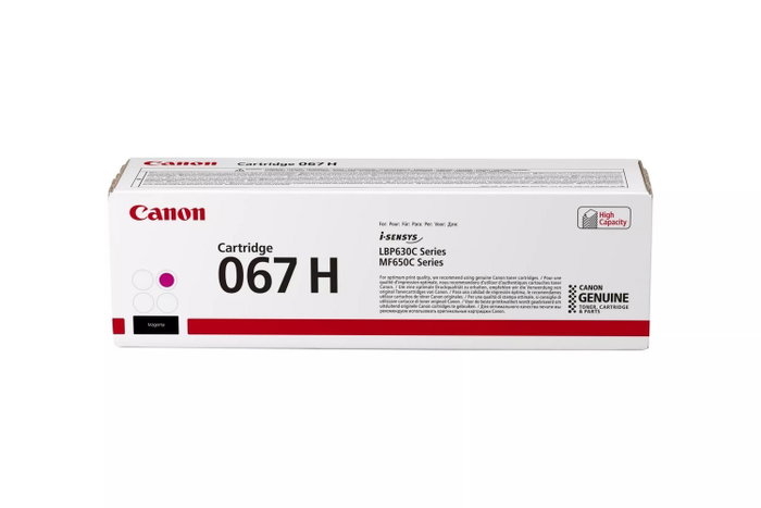 Canon 067H Cartucho de Tóner Magenta de Alto Rendimiento