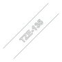 Brother TZe-135 Cinta de Rotuladora Laminada 12mm x 8m Blanco sobre Transparente