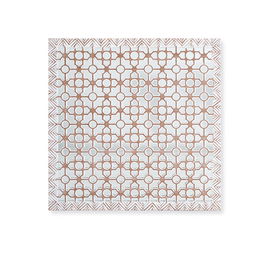 Giner Y Colomer Cabecero de Cama 120x120 cm, MDF con Espejo, Blanco Decapado, Decorativo, Panel Decorativo