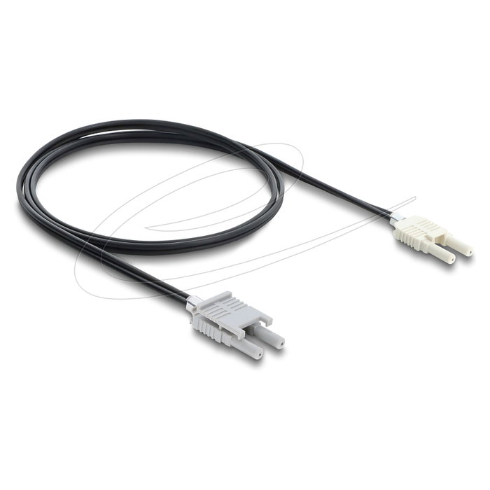 DeLOCK Cable de fibra óptica LWL POF Kunststoff HFBR 4506-4516Z Dúplex de 1 m
