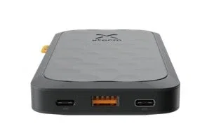 Xtorm FS5101U Batería Externa Power Bank Negro 10000 mAh, Carga Rápida Quick Charge 3.0 hasta 20W, 2x USB-C + 1x USB-A, Pantalla LCD
