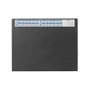 Durable 7204-01 Tapete de escritorio transparente 65x52cm Negro