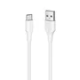 Vention CTHWF Cable USB 2.0 USB-A Macho a USB-C Macho 1m Blanco - Carga Rápida 3A, 480 Mbit/s