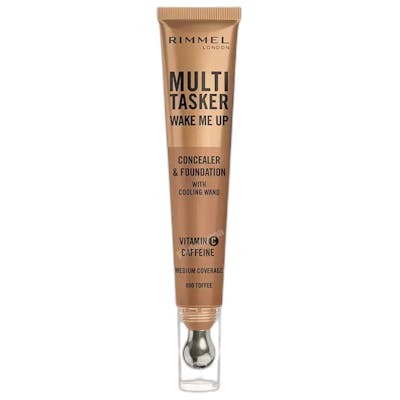Rimmel London Multitasker Wake Me Up Corrector y Base de Maquillaje Toffee