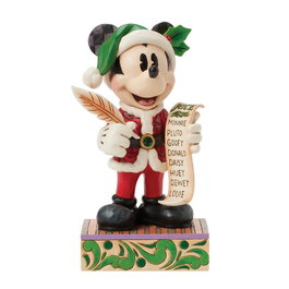 Enesco Figura Disney Traditions Mickey Mouse Papá Noel