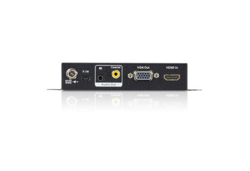 Aten VC812 Conversor de video con escalador, Negro, hasta 1920x1200, HDMI