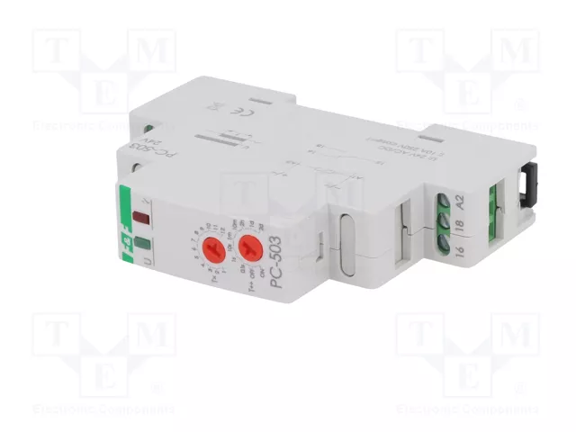 F&F Relé de tiempo PC-503-24V 24VDC 10A F&F Relé de tiempo PC-503-24V 24VDC 10A