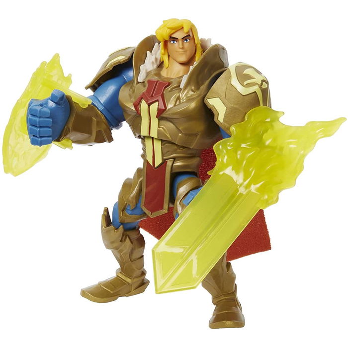 Mattel Masters Of The Universe Figura + Accesorios, PVC, 14 cm, Efecto Power Attack