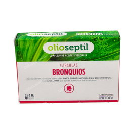 INELDEA Olioseptil Bronquios 15 Cápsulas para el Sistema Respiratorio