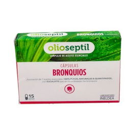 INELDEA Olioseptil Bronquios 15 Cápsulas para el Sistema Respiratorio