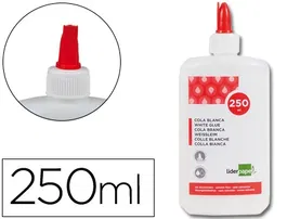 Liderpapel Cola Blanca Lavable Bote 250 ml Manualidades Bricolaje Hogar Oficina