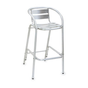 MUEBLES ROMERO Taburete clásico de aluminio - Taburete para mobiliario