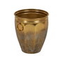 Ixia Set de 3 Maceteros Oro Metal Decoración