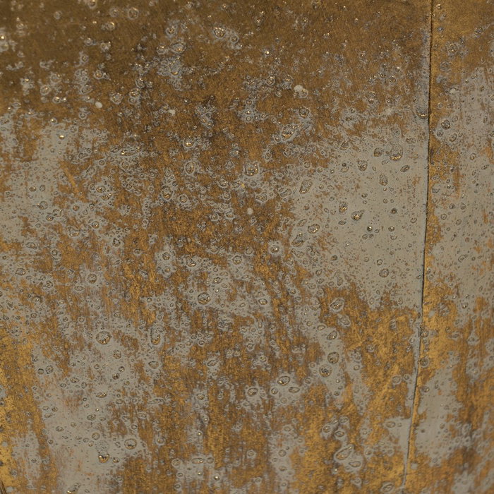 S/3 Maceteros Oro Metal Decoración 41 X 41 X 42,50 cm