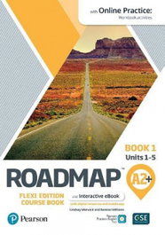 LONGMAN, ROADMAP A2+ FLEXI EDITION COURSE BOOK 1 WITH EBOOK AND ONLINE PRACTICE A
