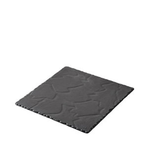 Revol Plato Basalt 25x25x1 cm, Porcelana, Plato Cuadrado para Vajilla (Set de 6) Revol Plato Basalt 25x25x1 cm, Porcelana, Plato Cuadrado para Vajilla (Set de 6)