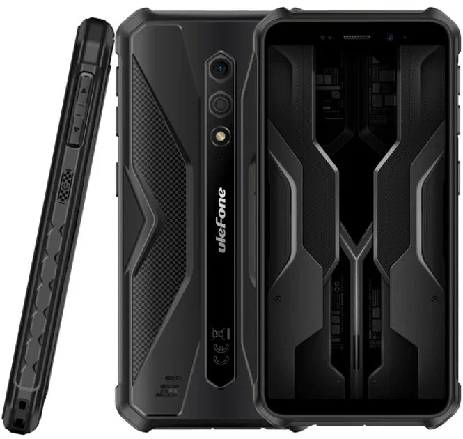 Ulefone Armor X12 Smartphone Android 13 Go Edition - 3GB RAM 32GB ROM - Pantalla 5.45" HD+ - Batería 4860 mAh - 4G Dual SIM - Resistente IP68 - Color Negro