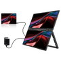 Verbatim Monitor Portátil Doble 15.6'' FHD IPS Negro