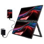 Verbatim Monitor Portátil Doble 15.6'' FHD IPS Negro