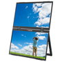 Verbatim Monitor Portátil Doble 15.6'' FHD IPS Negro
