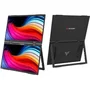 Verbatim Portable Dual Monitor Essentials 15.6" FHD 1920x1080 IPS 2x1W HDR USB-C HDMI Negro