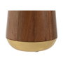 DKD Home Decor Set de 4 Botes para Utensilios de Acacia y Acero Inoxidable