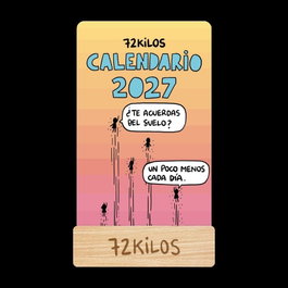 TANTANFAN Calendario mesa de tarjetas 2027 - 72 kilos