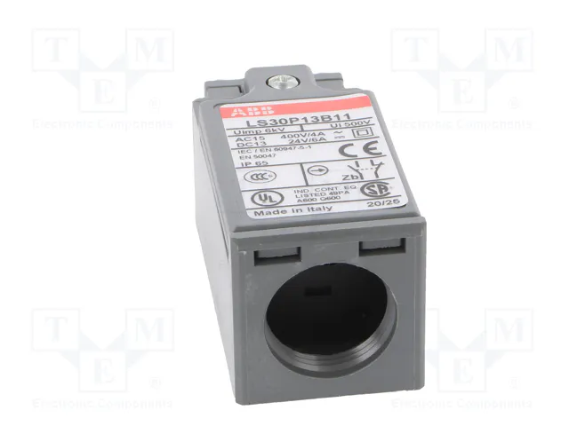 ABB LS30P13B11 Interruptor de fin de carrera con roldana de plástico Ø11mm