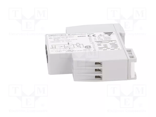 CARLO GAVAZZI Relé de tiempo analógico 24VDC SPDT