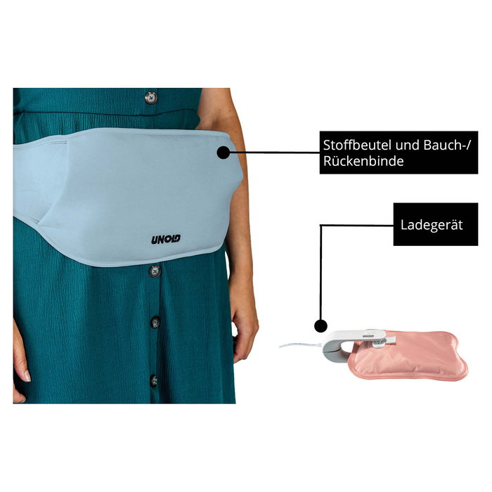 UNOLD 86018 Wärmflasche eléctrica Wärmi azul - Botella de agua caliente eléctrica