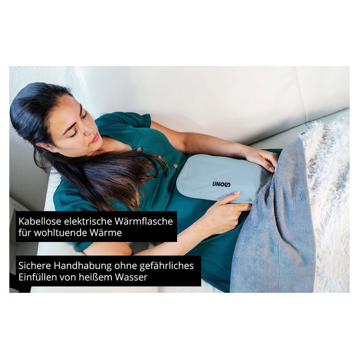 UNOLD 86018 Wärmflasche eléctrica Wärmi azul - Botella de agua caliente eléctrica
