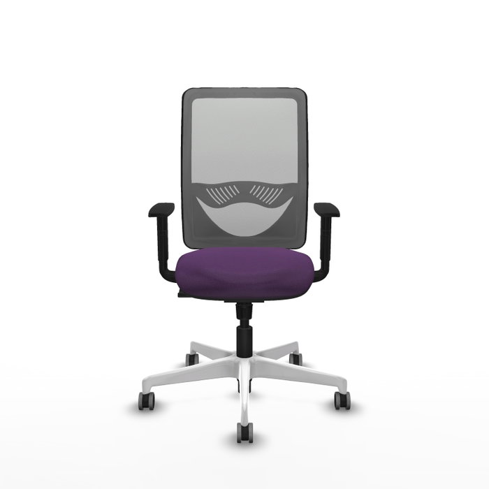 PIQUERAS Y CRESPO Silla de oficina Zulema Morada con Malla Gris PIQUERAS Y CRESPO Silla de oficina Zulema Morada con Malla Gris