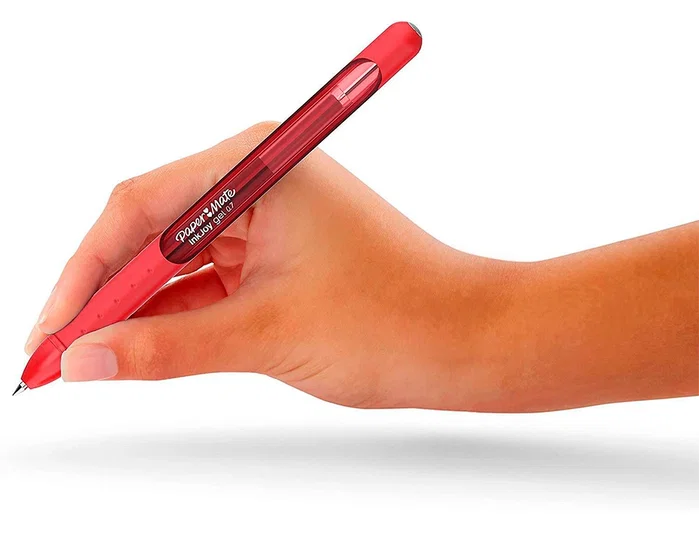 Paper Mate InkJoy Gel Brillante Bolígrafo Retráctil Punta Media Rojo Paper Mate InkJoy Gel Brillante Bolígrafo Retráctil Punta Media Rojo