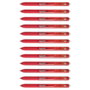 Paper Mate InkJoy Gel Brillante Bolígrafo Retráctil Punta Media Rojo