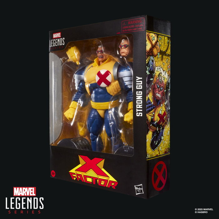Hasbro Marvel Legends Series Figura Strong Guy 15cm con 7 accesorios