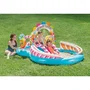 INTEX Patio de Recreo Candy Kingdom 295x191x130cm con Tobogán y Fuente para Niños, Capacidad 206L+168L