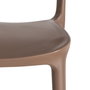 Silla Apilable Marrón Pp Contract 58 X 41 X 82 cm (Set de 2)