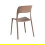 Silla Apilable Marrón Pp Contract 58 X 41 X 82 cm (Set de 2)