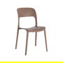 Silla Apilable Marrón Pp Contract 58 X 41 X 82 cm (Set de 2)