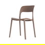 Silla Apilable Marrón Pp Contract 58 X 41 X 82 cm (Set de 2)