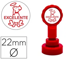 Artline Sello Emoticono Excelente Color Rojo 22 mm Diámetro