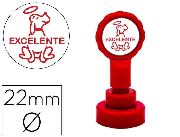 Artline Sello Emoticono Excelente Color Rojo 22 mm Diámetro Artline Sello Emoticono Excelente Color Rojo 22 mm Diámetro