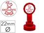 Artline Sello Emoticono Excelente Color Rojo 22 mm Diámetro Artline Sello Emoticono Excelente Color Rojo 22 mm Diámetro