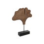 DKD Home Decor Decoración de Mango y Hierro Ginkgo Tallado