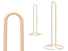 Kinvara Portarrollo de Acero Beige 13 x 32 x 13 cm (Set de 24)