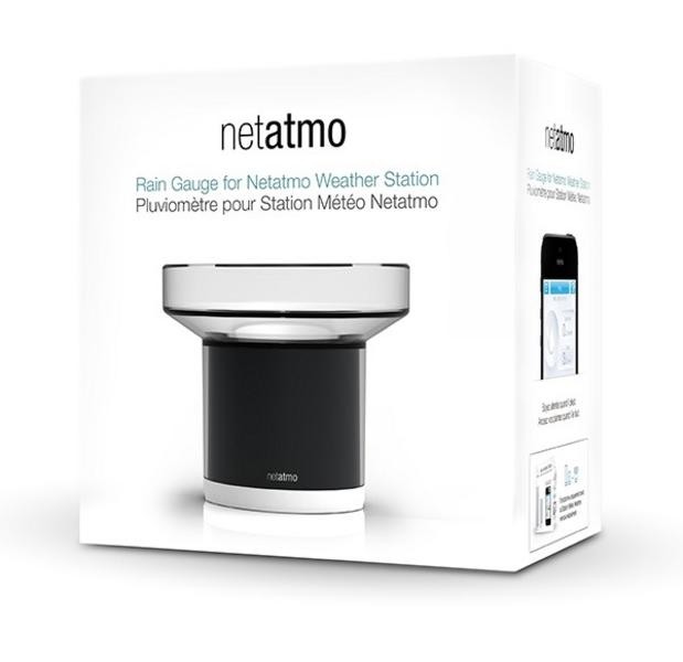 NetAtmo Pluviómetro Inteligente NRG01-WW Negro