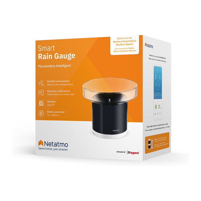 Netatmo Pluviómetro Inteligente NRG01-WW Netatmo Pluviómetro Inteligente NRG01-WW